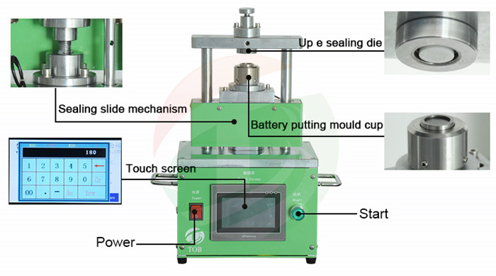 Laboratory Electric Coin Cell Crimping Machine