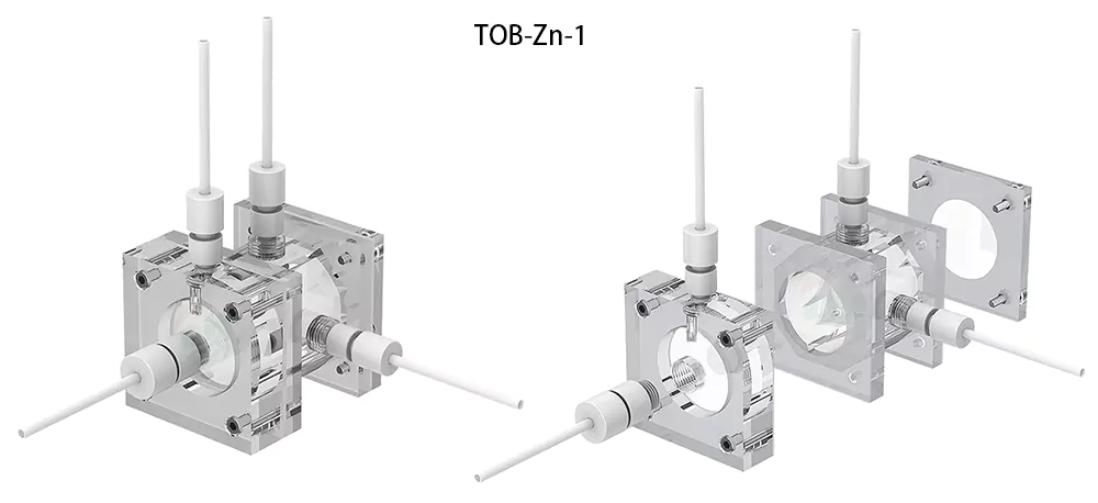 zinc air cell testing device