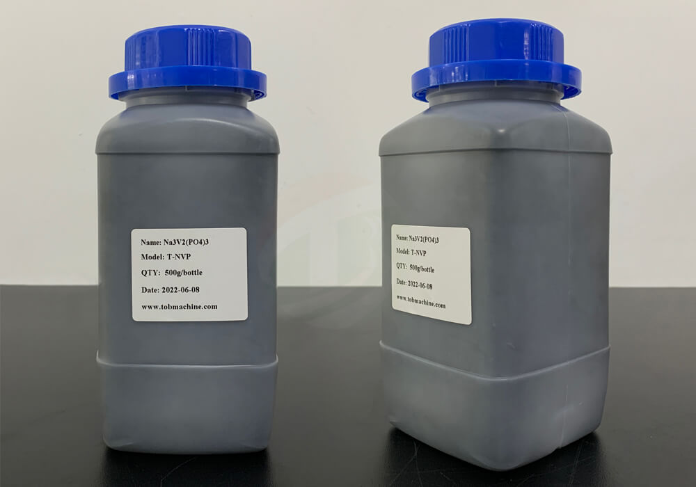 Polvere di fosfato di sodio vanadio rivestito di carbonio