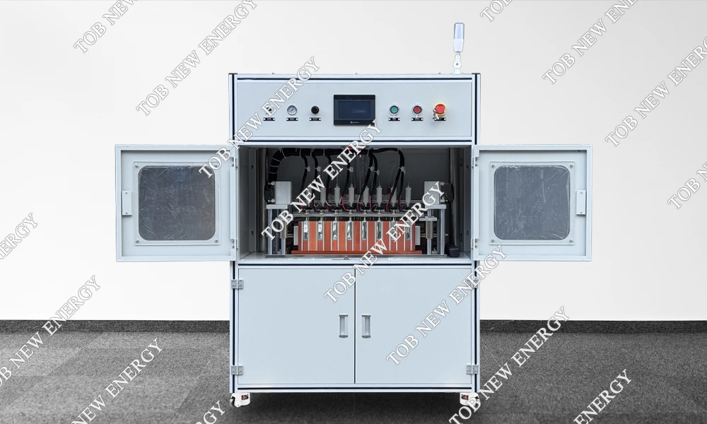 8-Channels Negative Pressure Formation Machine for Prismatic Cell