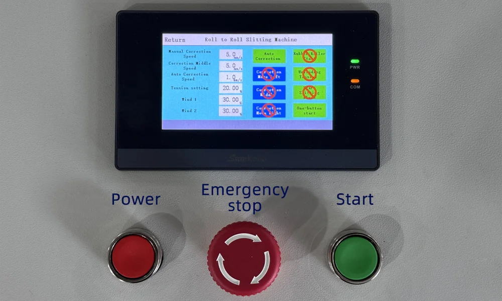 Roll to Roll Battery Electrode Slitting Machine