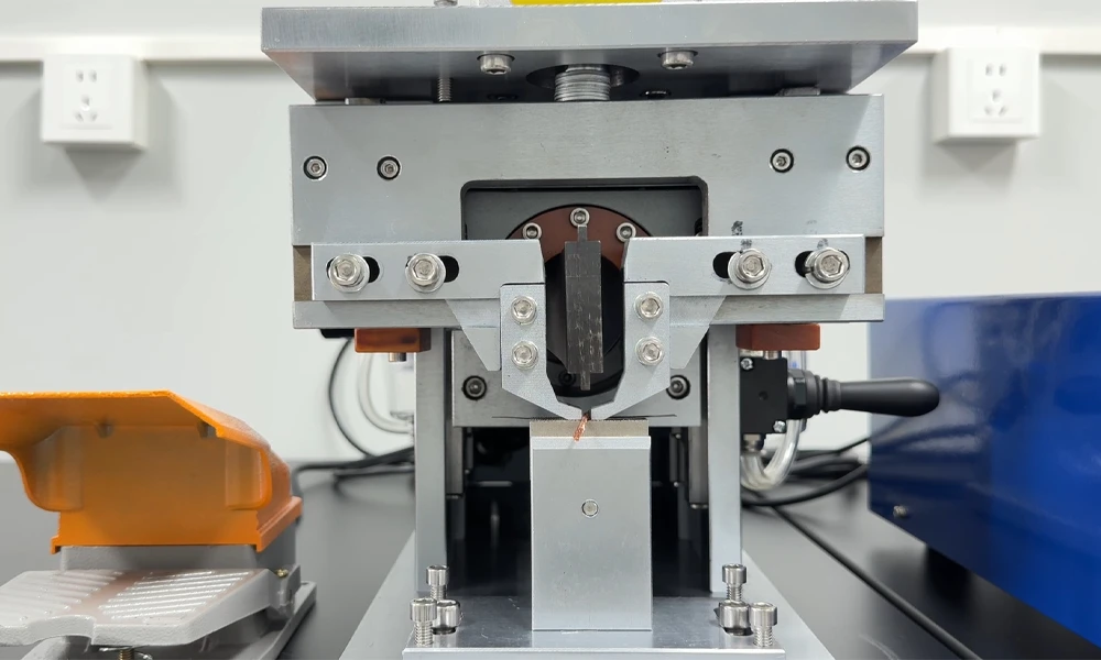 Ultrasonic welding of copper wire and nickel strips