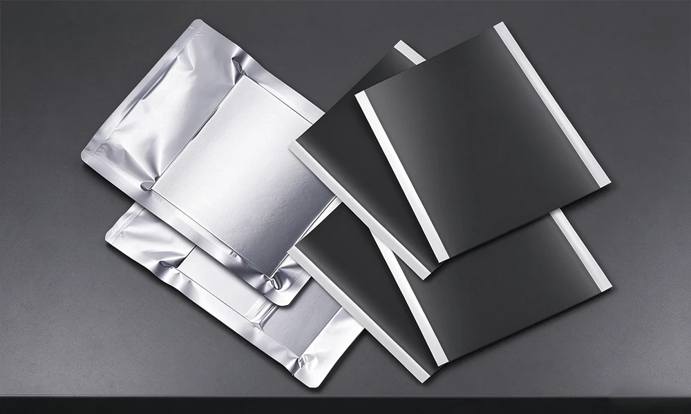 Double-sided LMFP cathode electrode sheets with their vacuum-sealed packaging