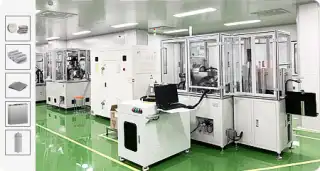linea di produzione della batteria